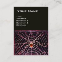 SPIDER ET WEB Rouge Ruby Noir