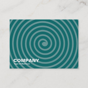 Carte De Visite Spiral - Nuances de Vert