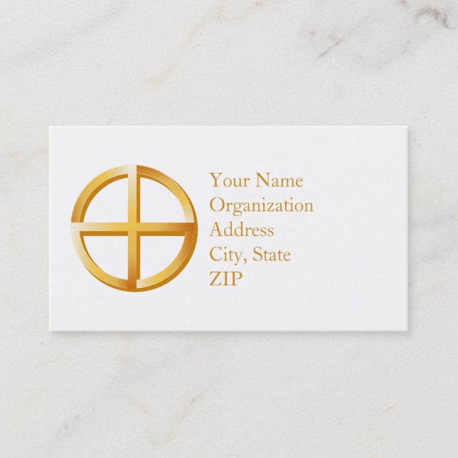 Carte De Visite Spiritualité native 3,5 po x 2,0 po (Devant)