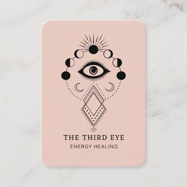 Carte de visite spirituel Energie Heiler Reiki (Devant)