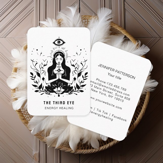 Carte de visite spirituel Energie Heiler Reiki (Créateur téléchargé)