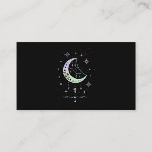 Carte De Visite Spirituel Pastel Goth Moon Witchy