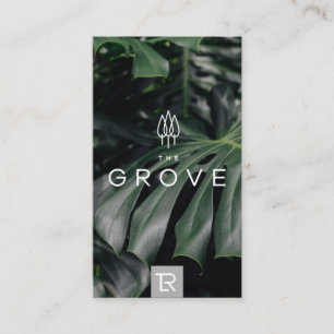 Carte de visite Splash Monstera Palm