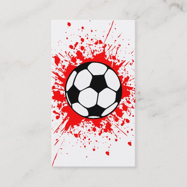 Carte De Visite splatz de football (Devant)