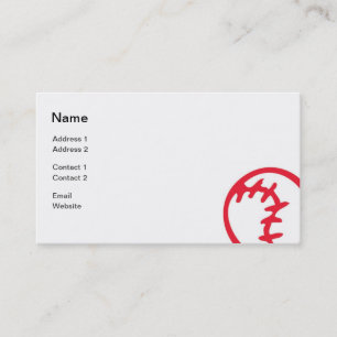 Carte De Visite Sports - base-ball - affaires
