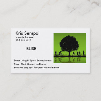 Carte De Visite Sports de BLISE