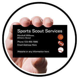 Carte De Visite Sports Scoutisme Scoutisme Disposition simple