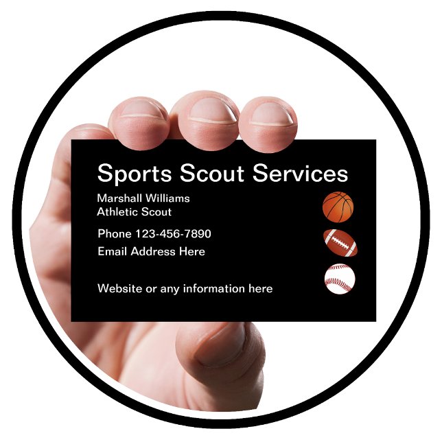Carte De Visite Sports Scoutisme Scoutisme Disposition simple (Créateur téléchargé)
