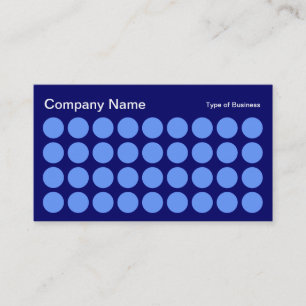 Carte De Visite Spots - Baby Blue, White et Dp Navy