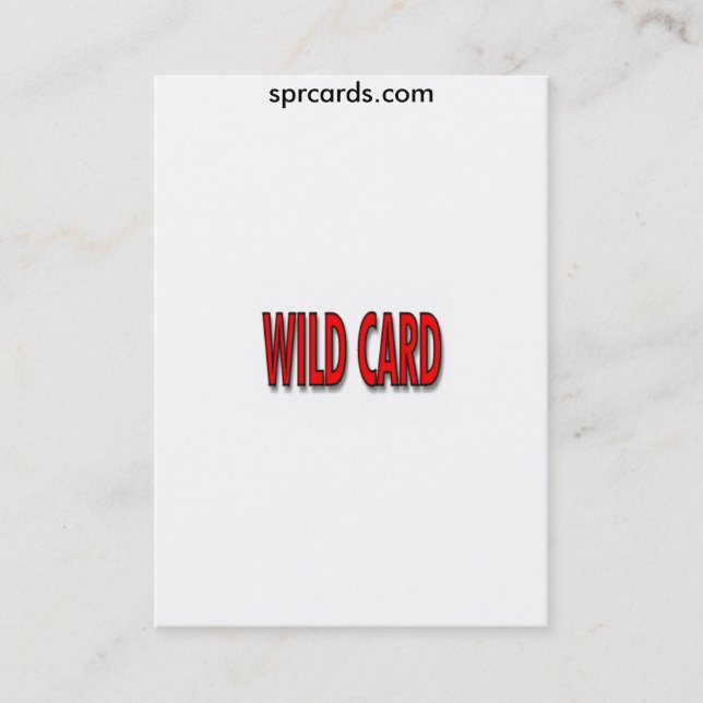 Carte De Visite sprcards-fillercard (Devant)
