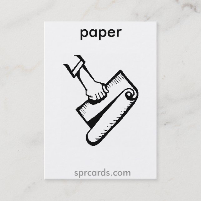 Carte De Visite sprcards-papercard (Devant)