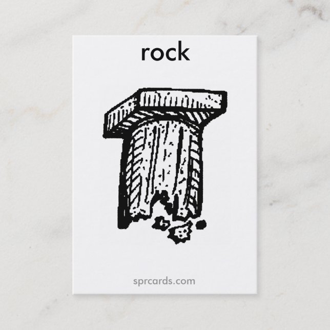 Carte De Visite sprcards-rockcard (Devant)