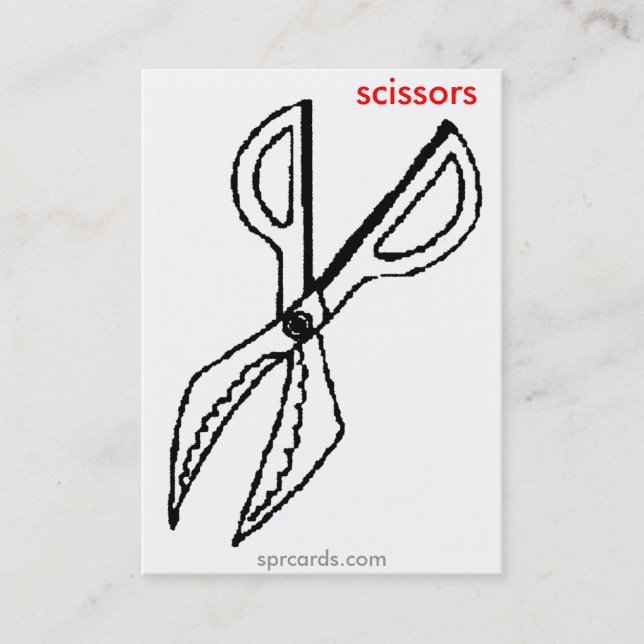 Carte De Visite sprcards-scissorscard (Devant)