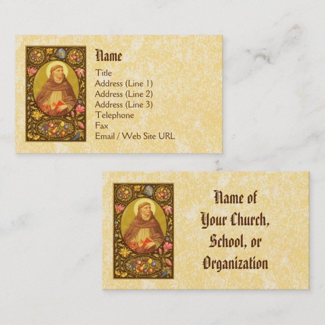 Carte De Visite St. Dominic (PM 02) Standard (Devant / Derrière)