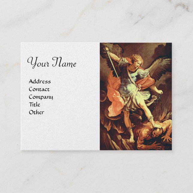 Carte De Visite St. Michael l'Archange Blanc (Devant)