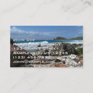 Carte De Visite St. Thomas Rocky Beach