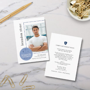 Carte De Visite Stages minimalistes modernes surdimensionnés