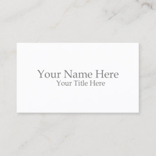 Carte de visite standard, 3,5" x 2,0"