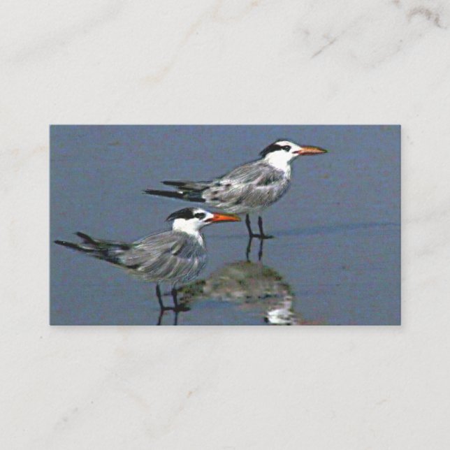 Carte De Visite Standard, Business Card See You at the Beach jGibn (Devant)