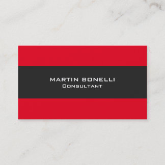 Carte de visite standard Gris rouge clair