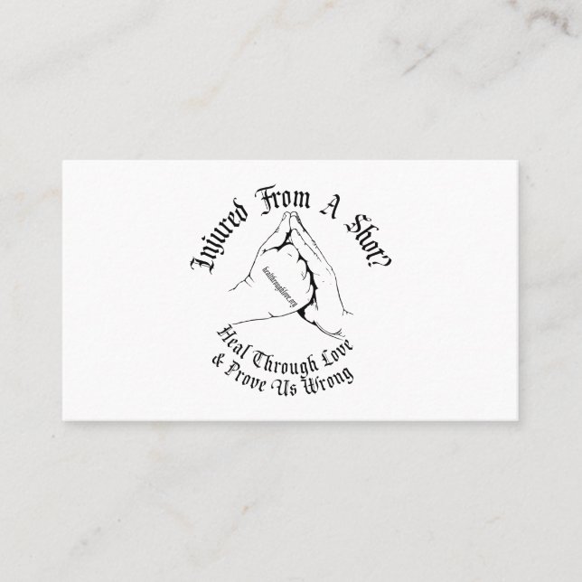 CARTE DE VISITE standard HTL 3,5 po x 2,0 po (Devant)