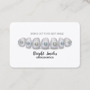 Carte de visite standard pour dentistes