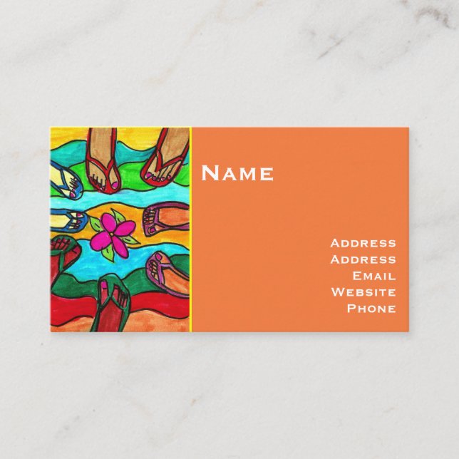 Carte de visite standard pour PETITES AMIES (Devant)