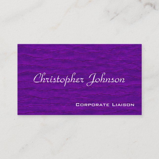 Carte de visite standard professionnel moderne (Devant)
