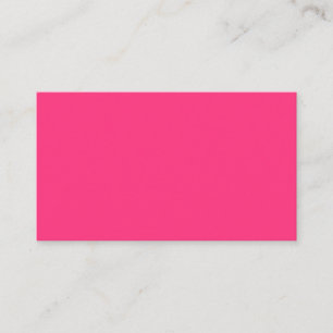 Carte de visite standard rose au néon