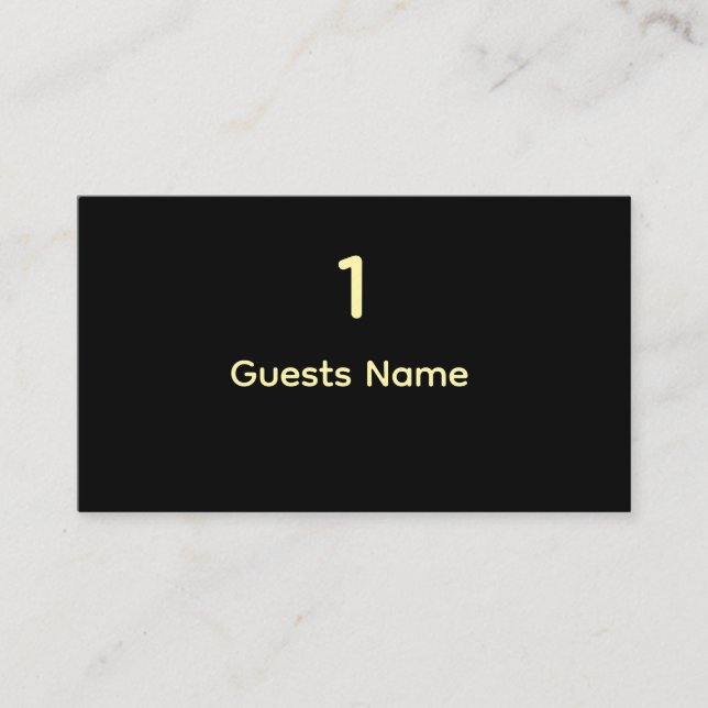 Carte De Visite Standard Wedding Place Card Size (Devant)