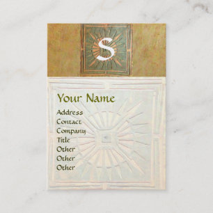 CARTE DE VISITE STAR DU MATIN, MONOGRAM