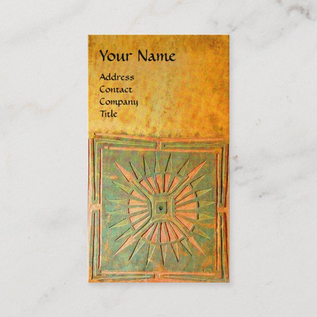 CARTE DE VISITE STAR DU MATIN, MONOGRAM (Devant)