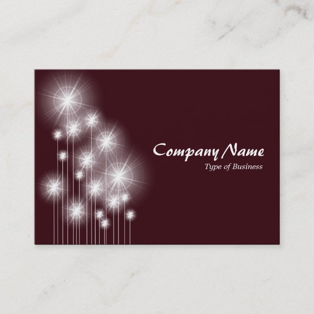 Carte De Visite Star Strands - Dark Brown (Devant)