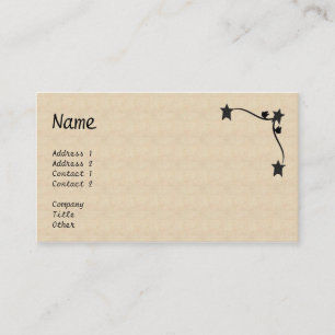 Carte de visite Star Vine