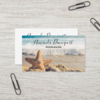 Starfish sur une plage de sable Photo