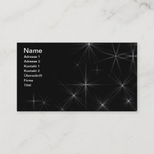 Carte De Visite Starry business card