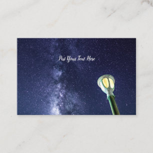 Carte De Visite Starry Night Lys Way Galaxy Stars Sky
