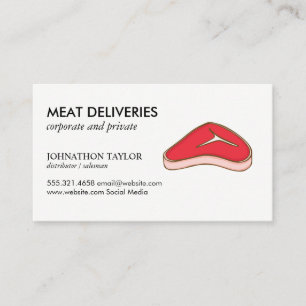 Carte De Visite Steak