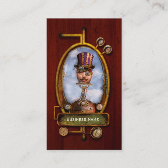 Carte De Visite Steampunk - intégré (Devant)