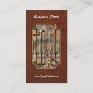 Carte De Visite Steampunk - Le collecteur de lubrification