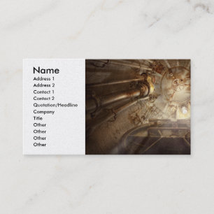 Carte De Visite Steampunk - Naval - La trappe d'évacuation