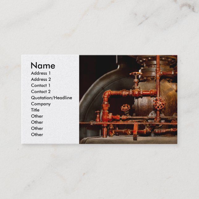 Carte De Visite Steampunk - Rêves creux (Devant)