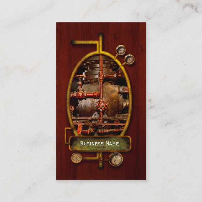 Carte De Visite Steampunk - Rêves creux (Devant)