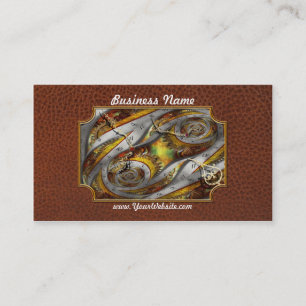 Carte De Visite Steampunk - Spirale - Continuum espace-temps