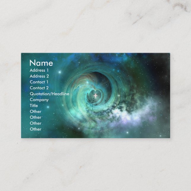 CARTE DE VISITE STELLAR (Devant)