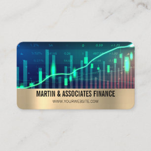 Carte De Visite Stock Tech   Finance 