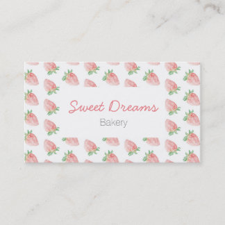 Carte De Visite Strawberry business card