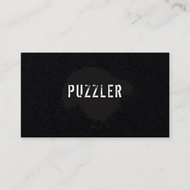 Carte De Visite Street Art Graffiti Spray Paint Can Tag Profile (Devant)