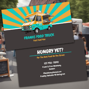 Carte De Visite Street Food Truck