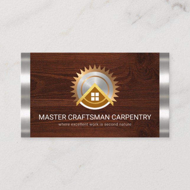 Carte De Visite Stripes d'argent Accueil Vie électrique (Devant)